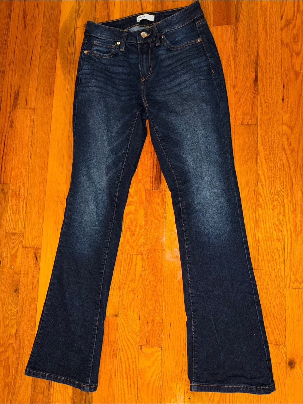 Sonoma Dark Blue Flare Jeans - Wide Leg Denim